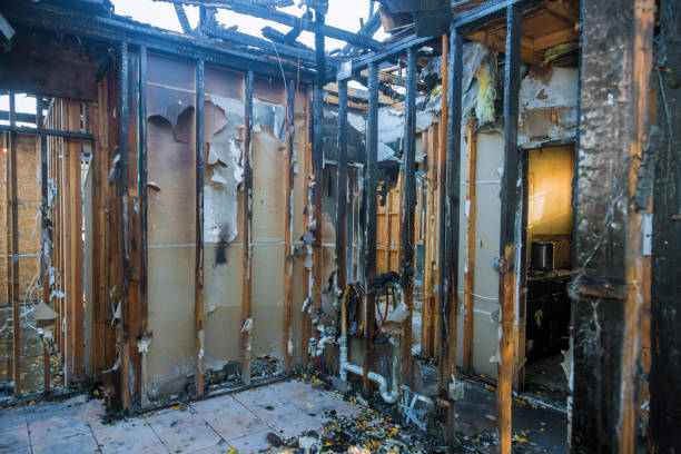 Professional Soot Cleanup technician working in West End, NY